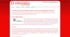 Desktop Screenshot of ciinformatics.co.uk