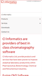 Mobile Screenshot of ciinformatics.co.uk